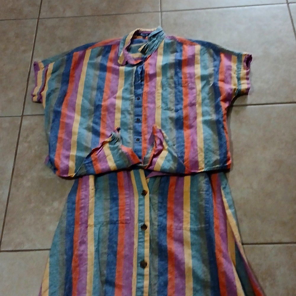 Skirt and Blouse